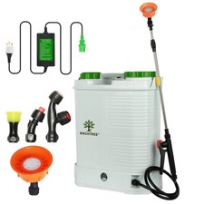 BIRCHTREE 12L Electric Knapsack Sprayer Rechargeable Garden Backpack Weed Spray