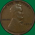 1909-VDB Lincoln Wheat Cent Extremely Fine XF Coin #37541