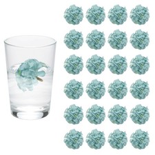 24Pcs Floating Flowers for Centerpieces Wedding, Blue Hydrangea