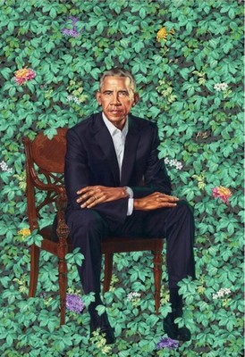 Kehinde Wiley Präsident Barack Obama Medium Poster