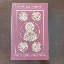 New Testament RSV Second Catholic Edition Softcover Very Good Condition  #0127