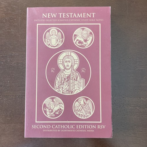 New Testament RSV Second Catholic Edition Softcover Very Good Condition  #0127 - Imagen 1 de 5