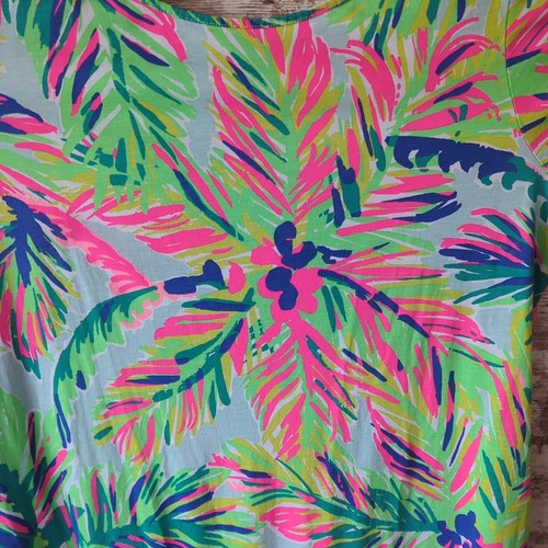 Lilly Pulitzer Marlowe Dress Womens Small Island Time Boat Neck 3/4 Sleeve - Picture 2 of 10