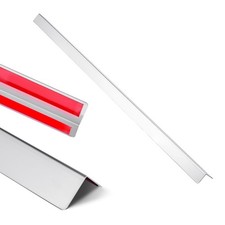 Stainless Steel Wall Corner Protector, 1.5 x 1.5 x 48 Inch, 10 Pack Metal Edge