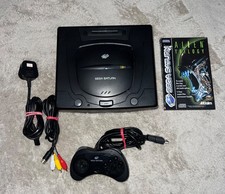 Sega Saturn model 2 - MK-80200A-50 with 1 pad & 1 game. Tested & working 