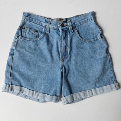 Vintage 90s Express 100% Cotton Denim Jean Shorts Size 4