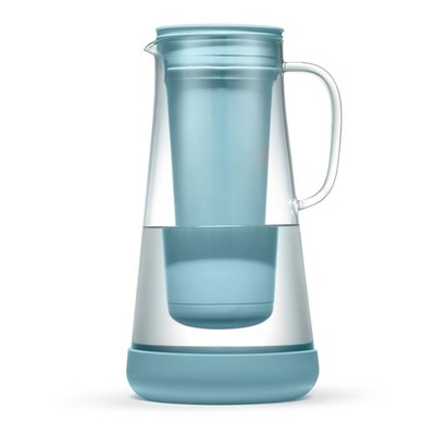 Everyday Home Water Filter Pitcher - LifeStraw 7 Cup Glass Juniper