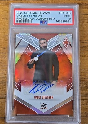 2023 Panini Chronicles WWE - Phoenix Autographs Gable Steveson #PA-GAB Red (AU)