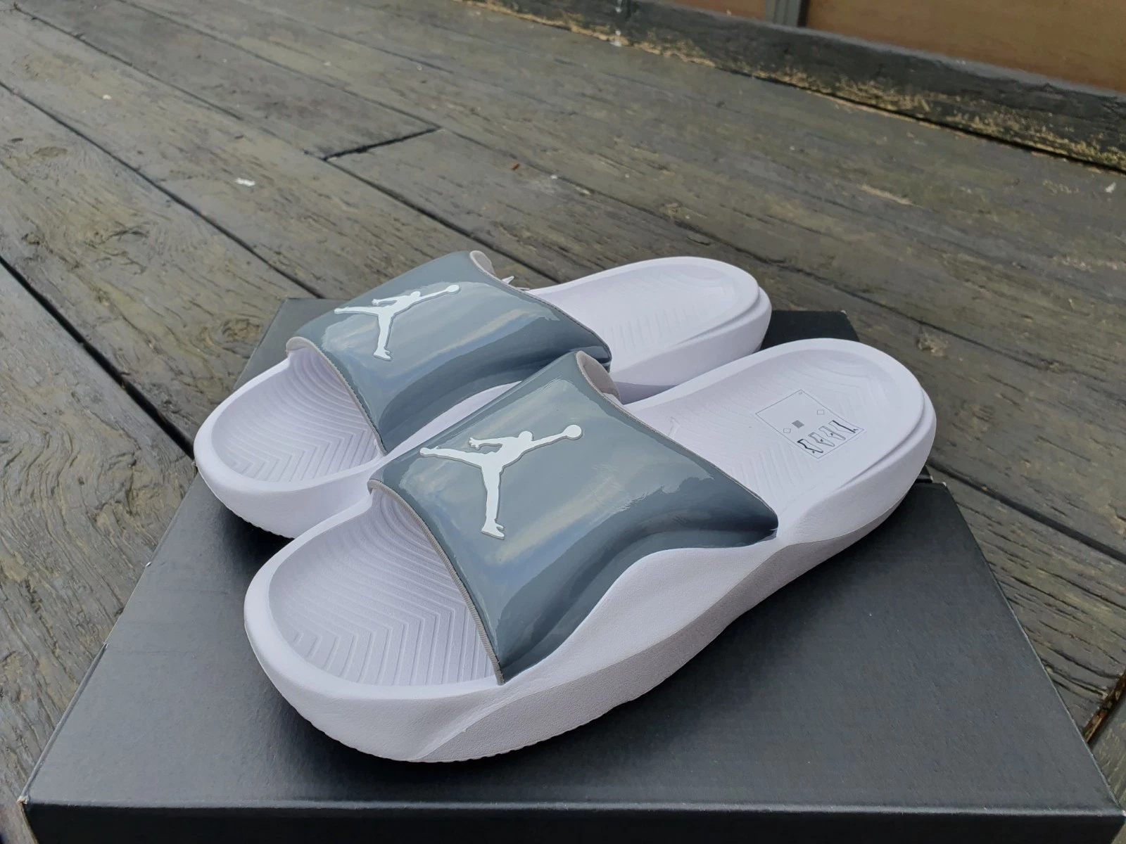 Nike Air Jordan Franchise Slides Cool Grey White UK 7, 9, 11, 12 HF3263 002