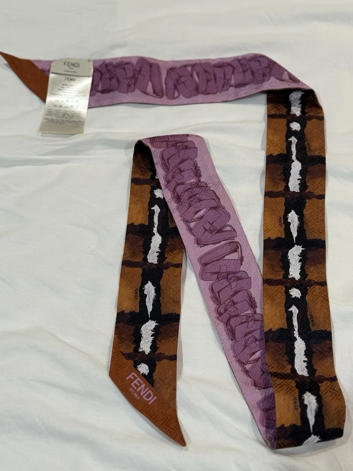 FENDI WOMEN WRAPPY LIGHT WOVEN BANDEAU STYLE FXT011 - Image 4 of 4