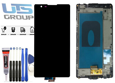 Für LG X Power K220 K220DS LCD Bildschirm Display Touchscreen +Rahmen Schwarz