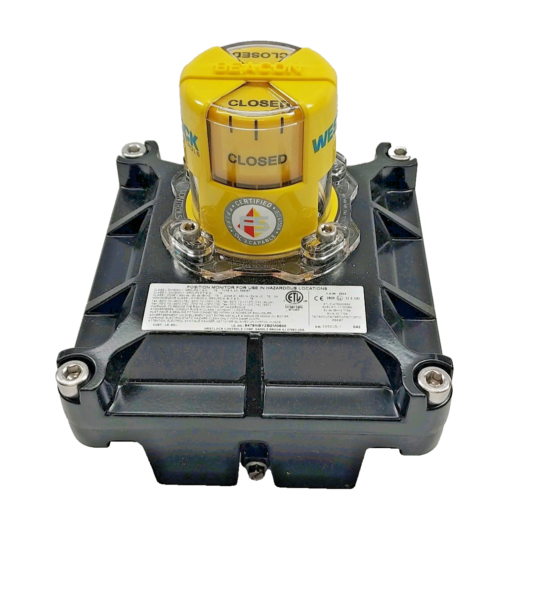 Westlock Controls 9479NBY2B2M0600 Prox Switch Position Monitor 3/4
