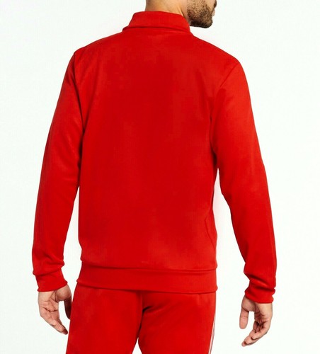 MED adidas Originals MEN'S BECKENBAUER TRACKSUIT JACKET & PANTS Red LAST1 - Picture 3 of 5