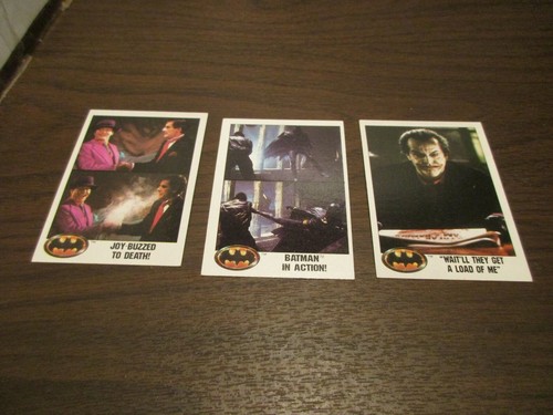1989 Batman Trading Cards - Joker - Jack Nicholson - DC Comics - Picture 6 of 6