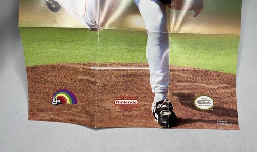 Póster de béisbol Nintendo NES Roger Clemens Jugador Más Valioso solo inserto LJN-6V-EE. UU. - Imagen 4 de 8