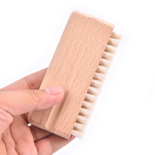 LP Vinyl Record Cleaning Brush Anti-static Goat Hair Wood Handle Brush Clea_Z8 - Zdjęcie 4 z 6