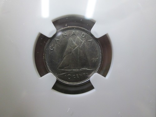 1937 CANADIAN MATTE PROOF SET & ORIGINAL PACKAGING NGC SP63 TO SP66 - Picture 11 of 15