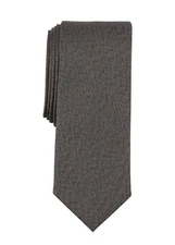 Bar III Men's Slim Skinny Neck Tie Cobble Solid Taupe 2.5" Blade NWT