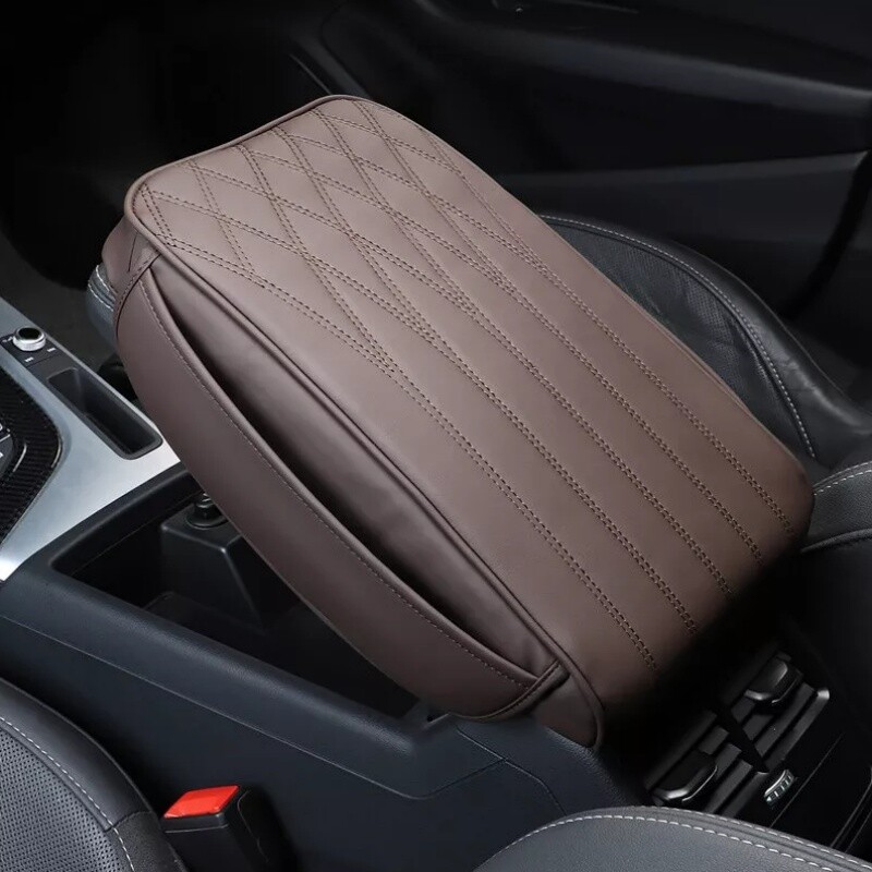 Car Armrest Cushion Cover Center Console Box Pad Protector Pad Mat ...