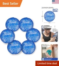 Flexible Round Hot & Cold Packs - FSA Approved 6 Pack Pain Management Solutions