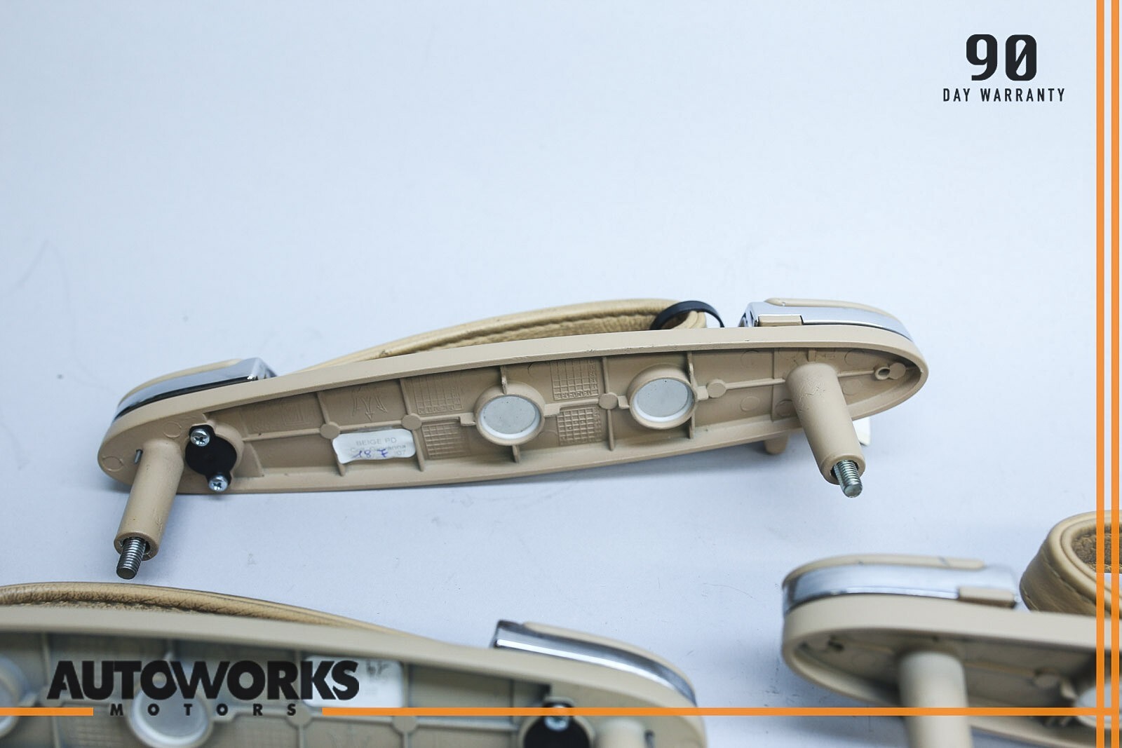 03-12 Maserati Quattroporte M139 Front Rear Overhead Grab Handle Set of 3  OEM