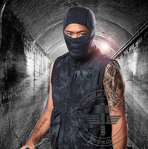 Cappa tattica all'aperto multi-mimetica Balaclava caccia sport protezione viso mimetica - Foto 10 di 38