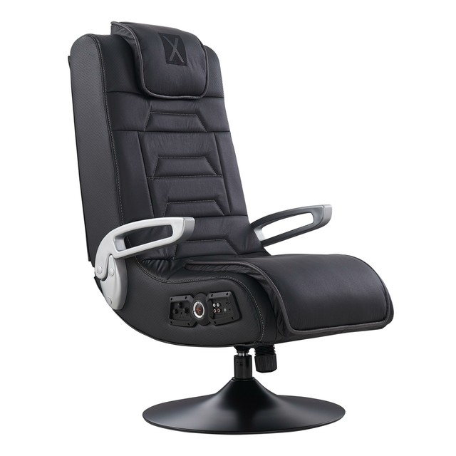 X Rocker 4 1 Pro Series Pedestal Wireless Video Gaming Chair Black