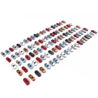 100 pcs. colored Gauge Z Cars Z Scale Vehicles height 8 mm Z Scale 1:200 Traffic