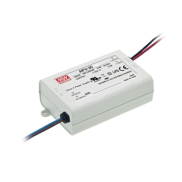 APV-35-24 - Mean Well - Led-Konstantspannungsnetzteil Cc - IP42 - 35W 24V-image