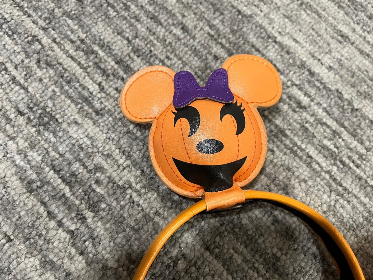 Disney 2025 Halloween Minnie Ears Headband PUMPKIN Limited 