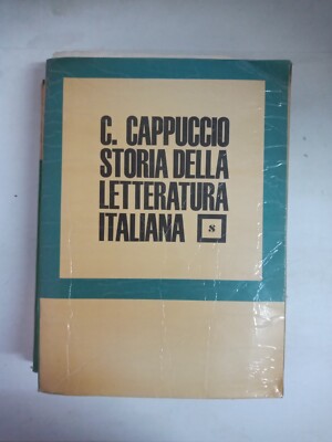 GESCHICHTE DER ITALIENISCHEN LITERATUR M. KAPUZE 1962 SANSONI