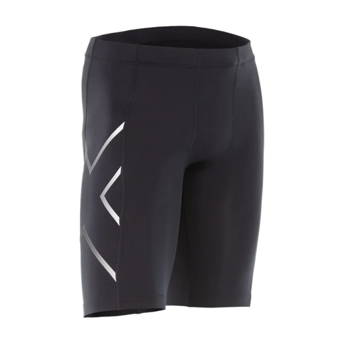 GREAT BARGAIN | 2XU Mens Compression Shorts - Black/Silver (MA3851) - Picture 6 of 9
