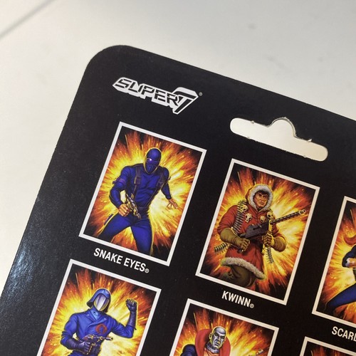 Super7 G.I. Joe ReAction Wave 1 Actionfigur - Snake Eyes Commando - Neu - Bild 7 von 11