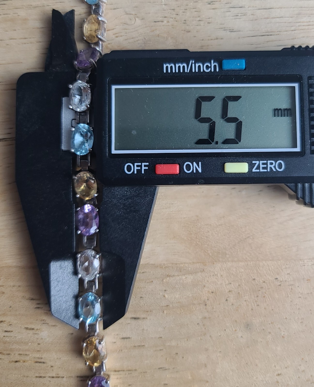 Sterling 925 Solid Silver Natural White Sapphire/… - image 9