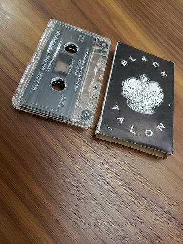 BLACK TALON NO PICKS Cassette Tape hip hop RARE 1998 KING SHAH - Picture 5 of 10