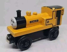 Thomas Friends Duncan Wooden Railway Train No Tender 2003 Wood Retired Toy
