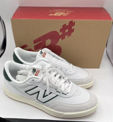 New Balance Numeric 440 WGR White Green width D NM440WGR Men's Size 9.5