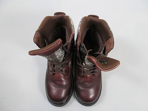 Wolverine Brown Camo Vibram Insulated Waterproof Boots Oil Resistant Mens 8 - Picture 8 of 11