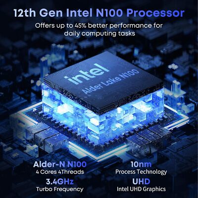 CHUWI GemiBook XPro 14.1'' Intel 12th Gen N100 256GB SSD 8GB DDR5