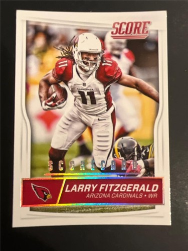 Larry Fitzgerald #6 2016 Panini Score card