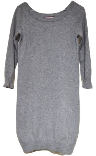 Juicy Couture Smart Heather Grey 100% Cashmere Jumper Dress Size: S - Picture 1 of 7