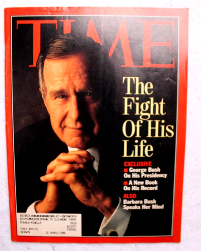 TIME MAGAZINE 24.08.1992 George Bush Wahl Bosnien