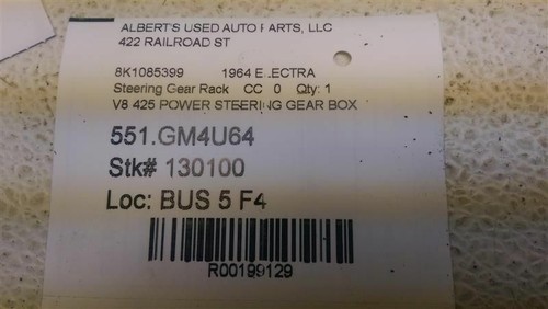 Caja de cambios de dirección asistida 425 V8 para Buick Electra 1961-64 - Imagen 6 de 12
