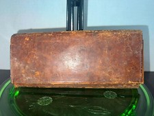 Antique Turn Of The Century Wallet Billfold 1900s Calf Leather