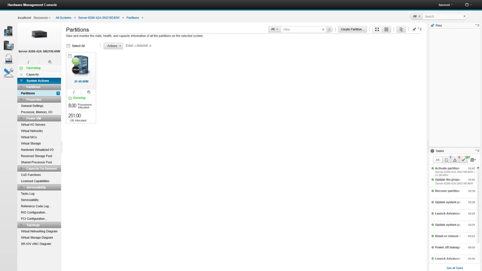 IBM Power S824 8286-42A 8C Power8 CPU 256GB RAM 4x 300GB HDD 12-Bay 4U Server - Image 2 of 4