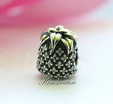 Authentic Sparkling Sterling Silver Charm Pineapple 791293CZ