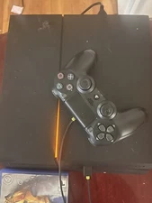 Sony PS4 PlayStation 4 500GB Console - Black - Working w/ Black Controller