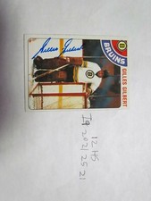 1978 1979 Gilles Gilbert Signed Hockey Card JSA Auction Certified 