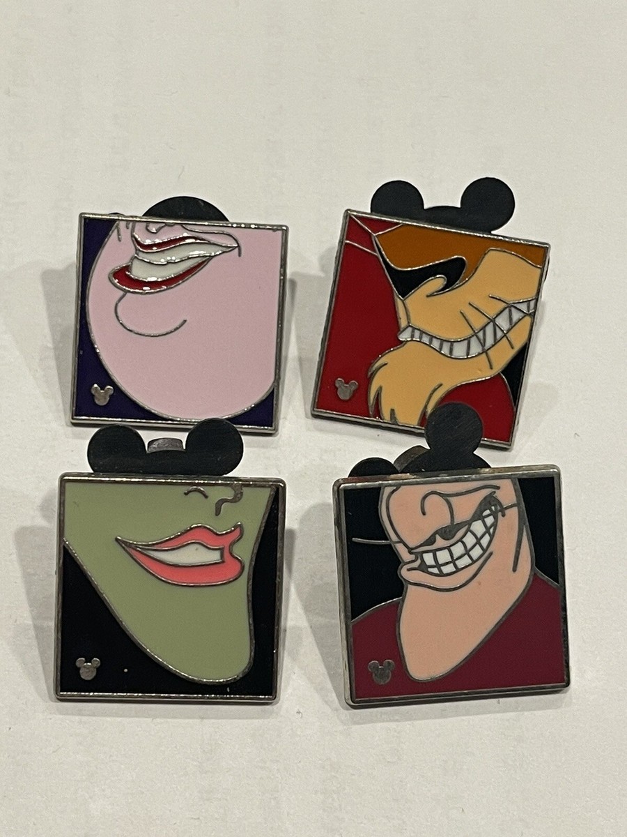DISNEY PIN HIDDEN MICKEY VILLAINS SMILES ÚRSULA SCAR