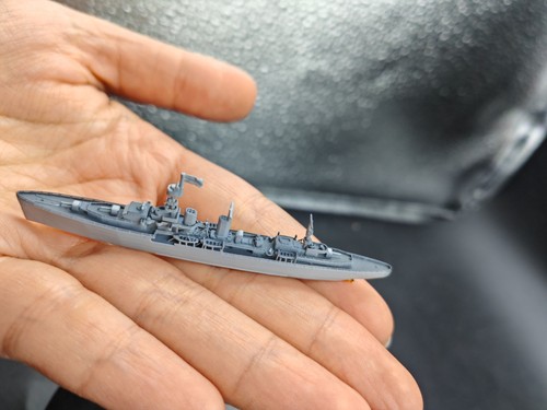 1/2000 the German WWII Emden Light Cruiser Finished model 3D printed - Picture 4 of 8